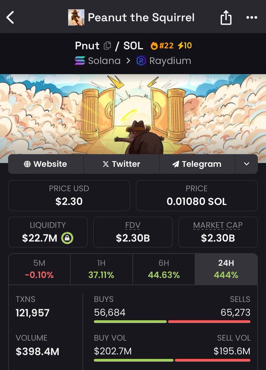 #1 memecoin in the making $PNUT