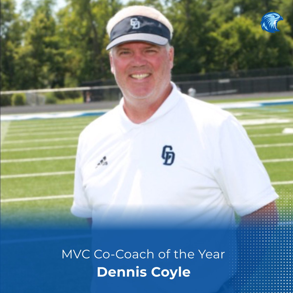 Congrats to Head Football Coach Dennis Coyle on being named MVC Co-Coach of the Year.