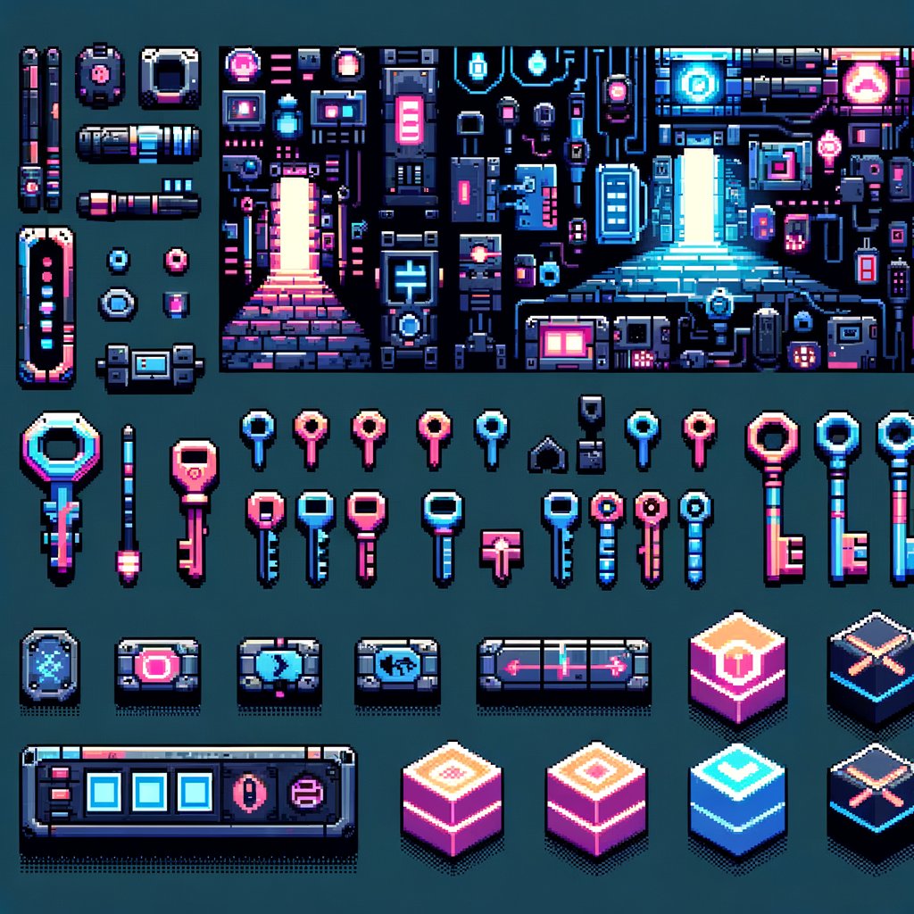 itchson's tweet image. ITCHSONS DAILY 2D PIXEL AI GENERATED ASSET PACKS FOR INSPIRATION 🎮 Unlock Creativity with Retro 8-Bit Puzzle Wonders! 🌟 #GameDevCommunity #PixelArt #IndieGameDev #FreeGameAssets