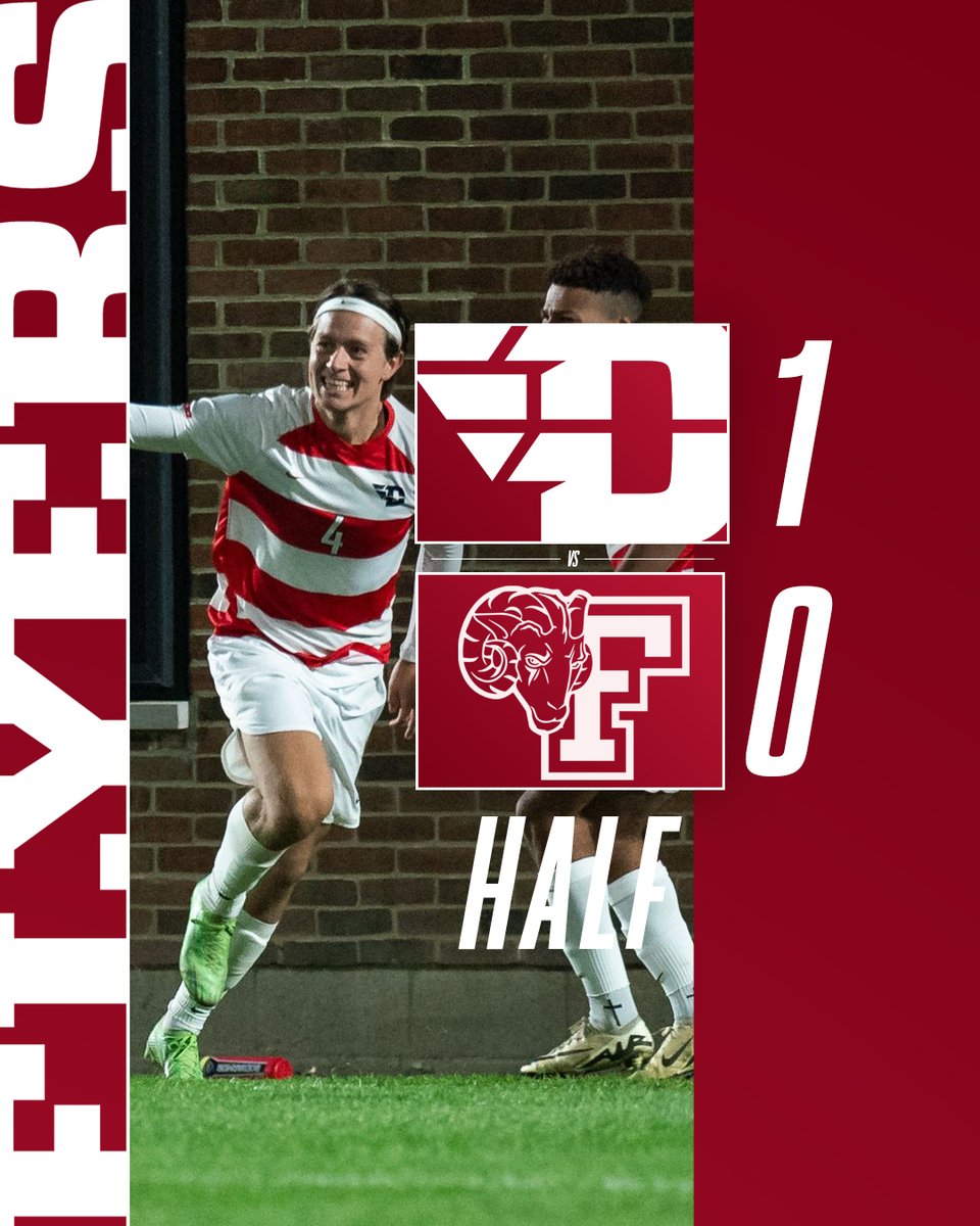 The score at Half. 

#GoFlyers // #UDMSOC
