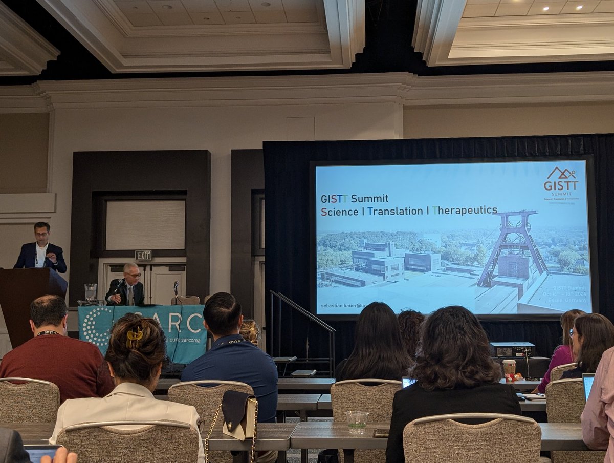 Thank you @seppobauer for sharing GISTT Summit updates with takehome message "persistence is the ultimate roadblock to #GIST" and we should invest in understanding signalling pathways and needing novel clinical trials #CTOS2024