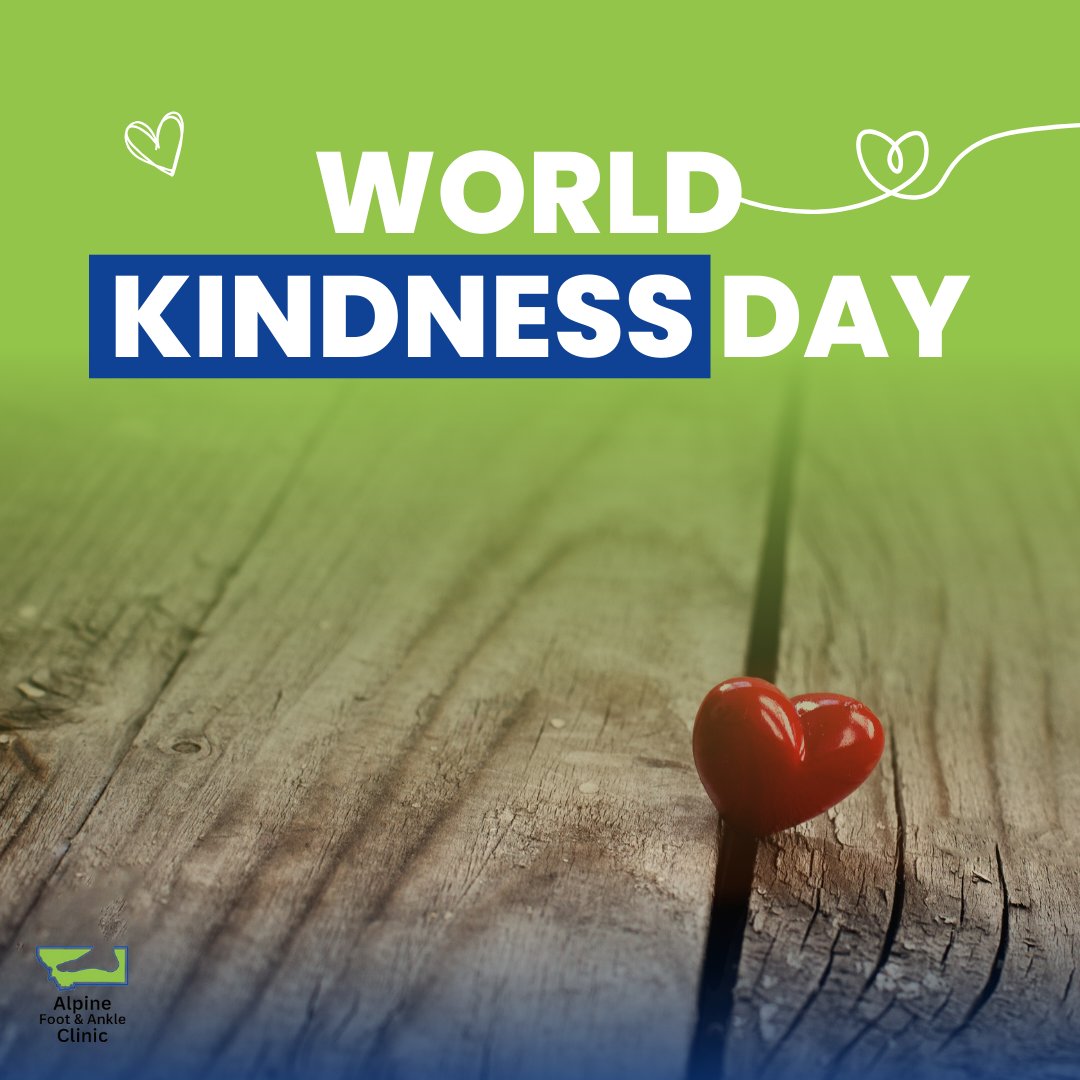 GNeibauerDPM's tweet photo. Happy #WorldKindnessDay! ❤️🌎 Today, let’s celebrate the power of a smile, a kind word, and a little extra care. Just like we believe in taking care of your smile, we believe in spreading kindness everywhere we go! 😁✨
#BeKind #SpreadKindness #SmileMore #missoulapodiatrist https://t.co/wXGxTDrzr7