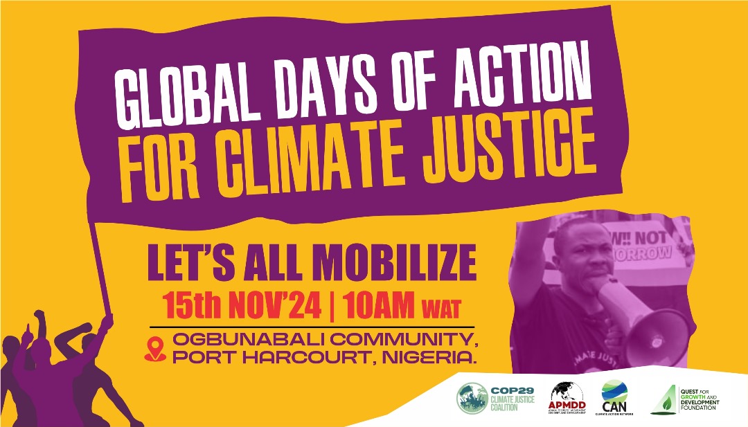 questforgdf's tweet image. CALLS AND DEMAND OF ACTION:
Our calls and demand for action will be the delivery of climate finance, climate justice and reparations.
PLANNED ACTION:
We will organise a march at the locations of major Banks in our communities.
#payup #ClimateFinance
#RampUp #RiseUp 
@COP29_AZ
