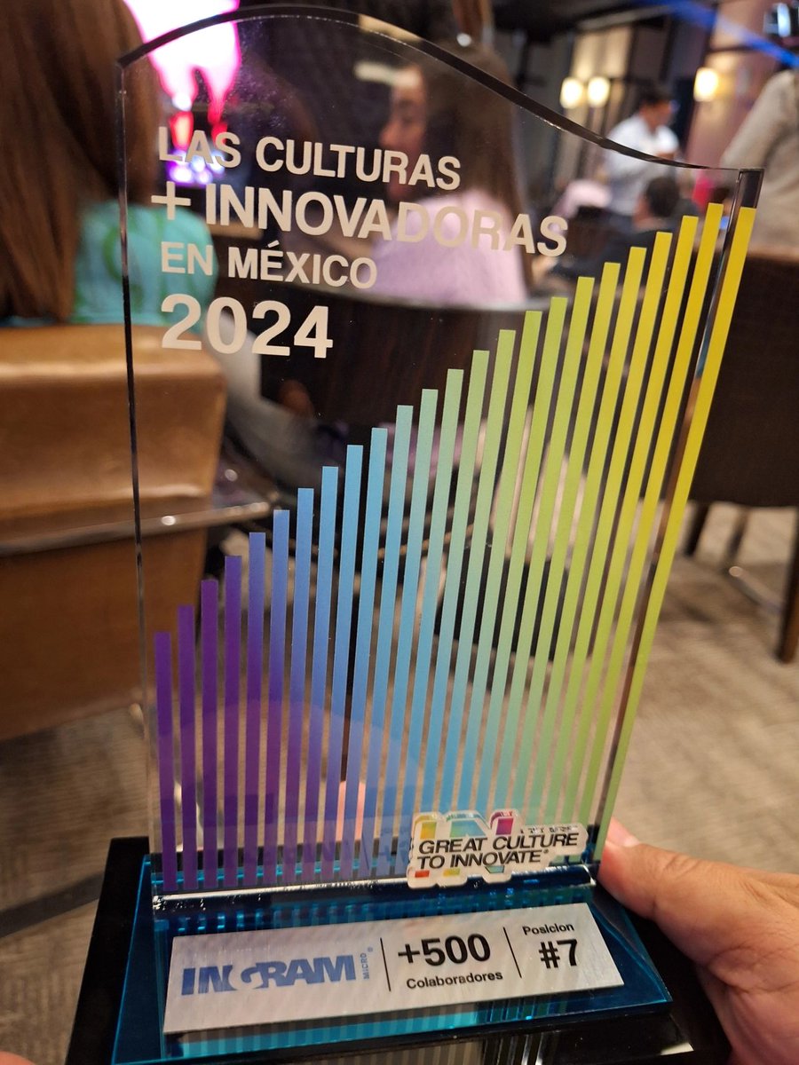 InfochannelMX's tweet image. #Galería | @IngramMicro recibe la Certificación Great Culture to Innovate 2024 y obtiene la posición 7 en el ranking de las empresas más innovadoras en México.

#Felicidades al equipo #IngramMicro, #mayoristati.

#GCTI #InnovativeCulture #CertificaciónGCTI 
@ingramicromx