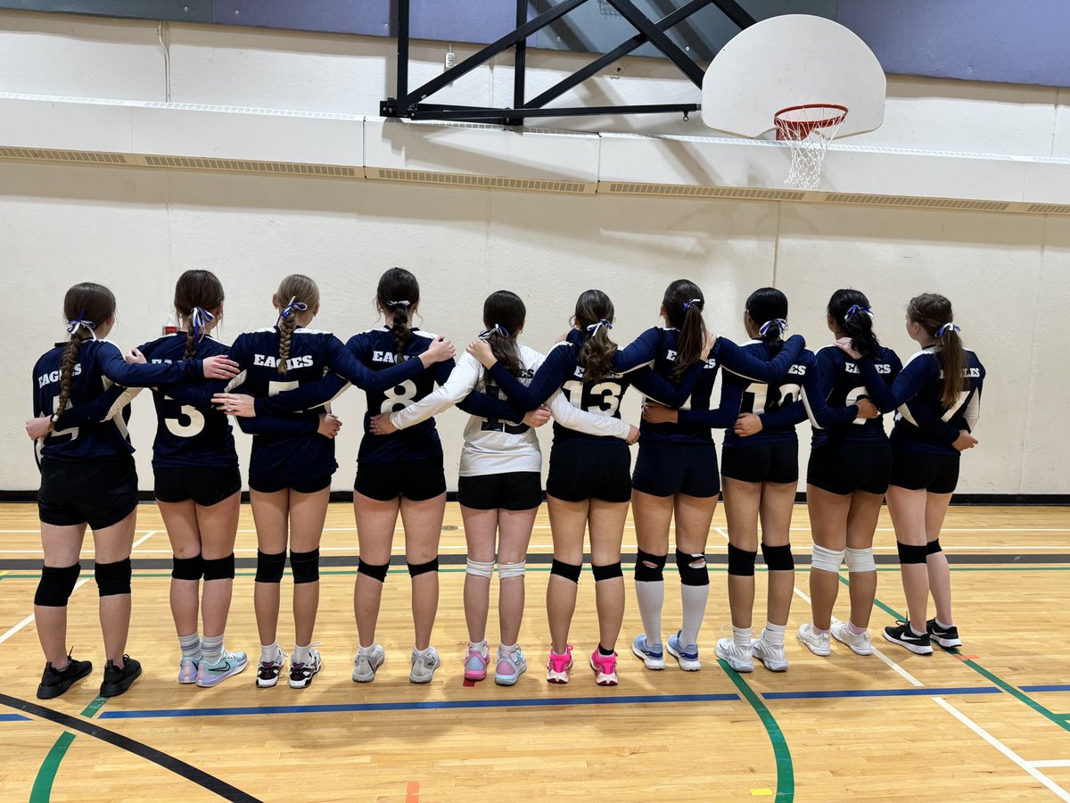Congratulations to the Sr Girls volleyball team today who will advance to Regionals next week! They placed 2nd today at Districts! Way to go, Girls!