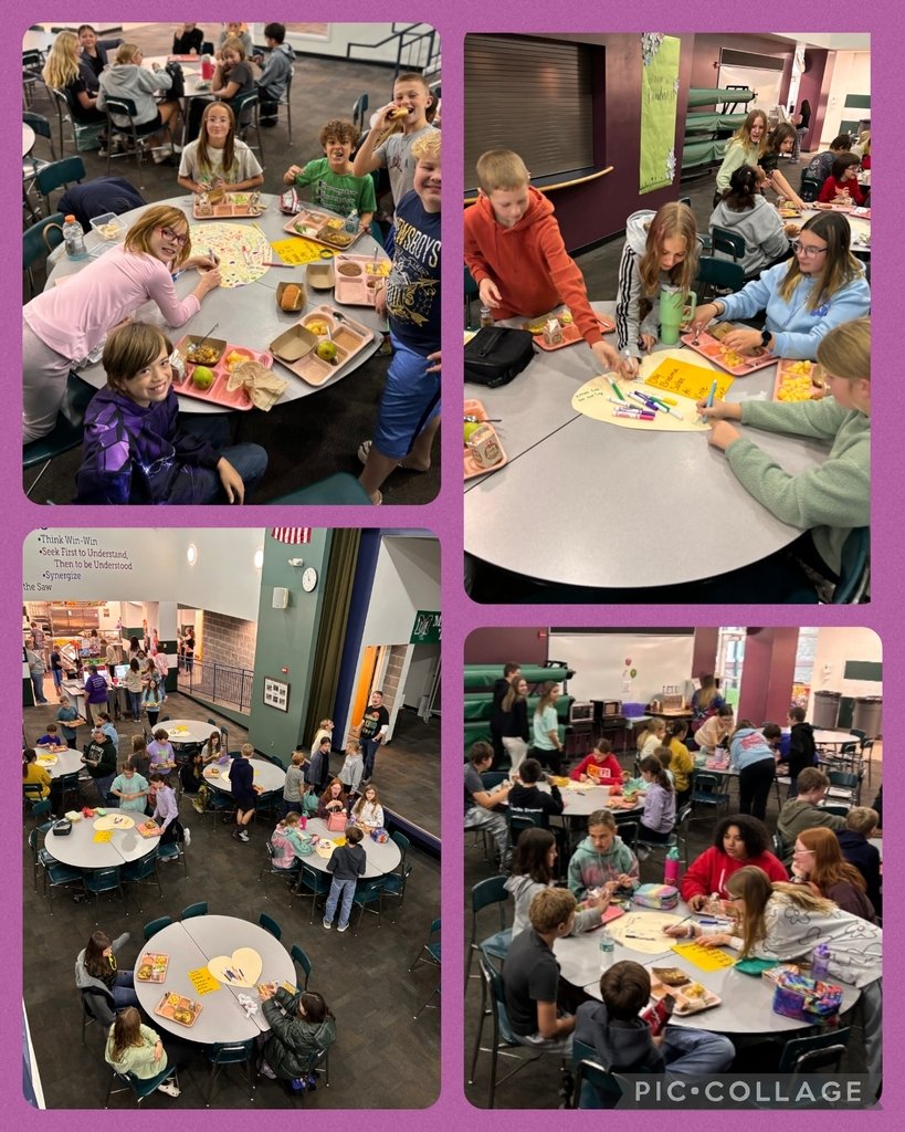 Happy World Kindness Day from MMS! Enjoy a few pics or our 6th graders kindness activity they did at lunch!