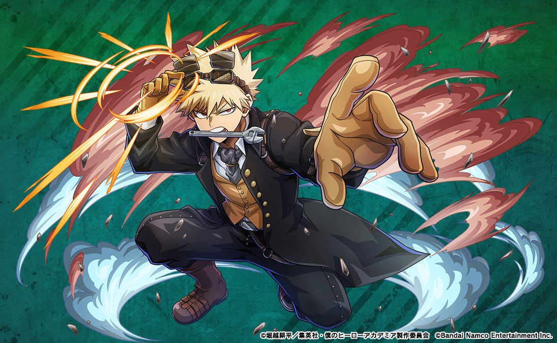 煙る蒸鉄！スチームパンク ステップアップガシャ～緑谷出久＆爆豪勝己