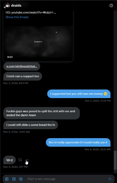 <a href="/BanishAEP/">rêve southstar</a> @LucidBlasts @1skbrd pay the man you guys are scammers!