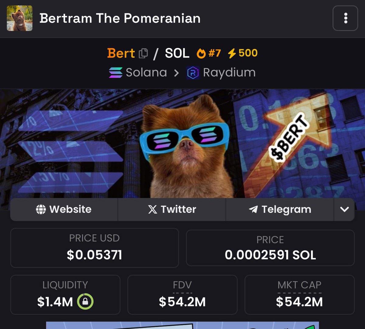 cryptomyth1's tweet image. OMFG $BERT