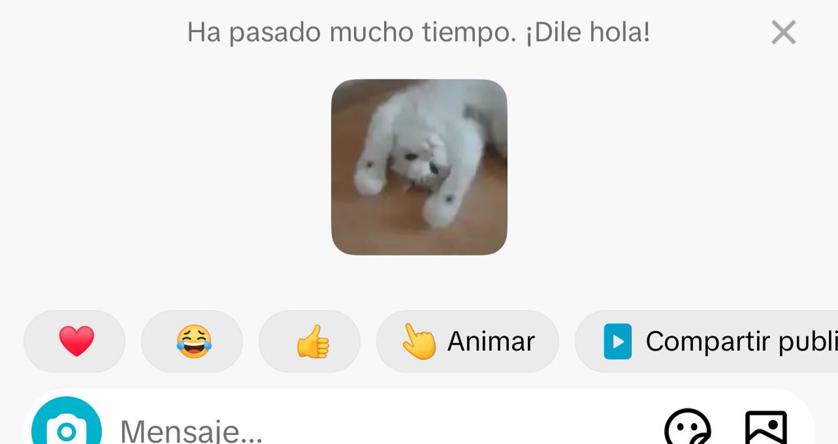 si tiktok, sé que a pasado mucho tiempo