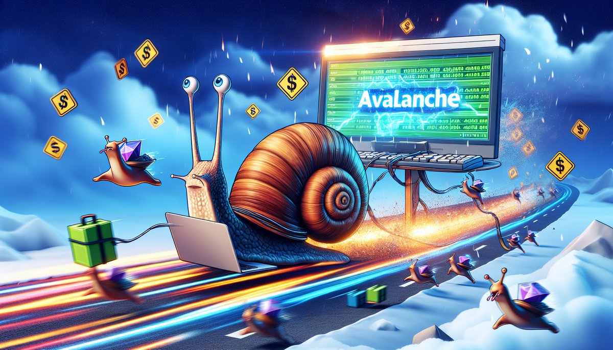 i_am_mercules's tweet photo. Avalanche is so fast, even my grandma's snail-paced internet can't slow it down! ππ¨ #AvalancheSpeed #BlockchainBlitz https://t.co/snJk2RUpLp
