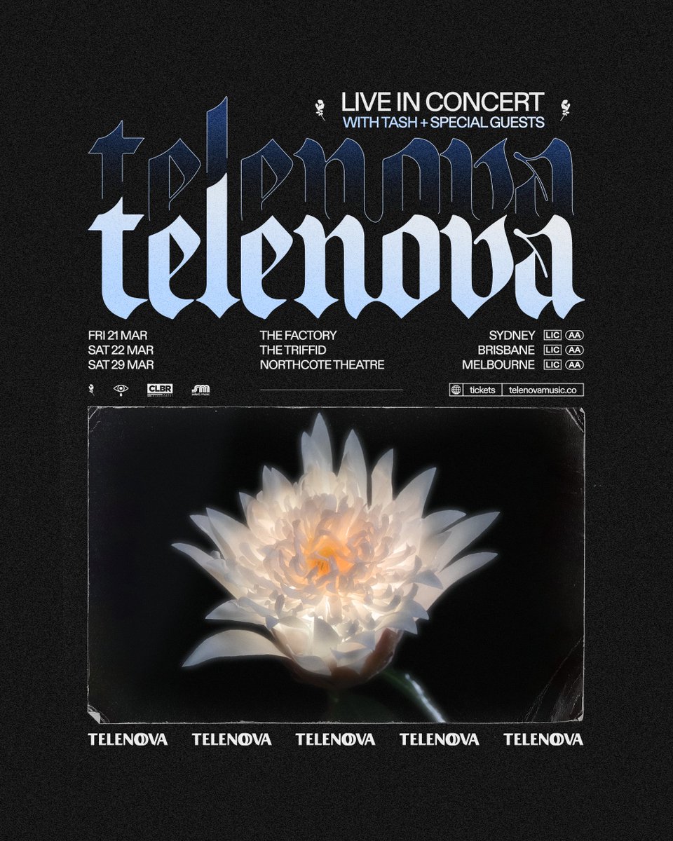 it’s happening! tickets for our all ages Aus tour are ON SALE NOW! ˏˋ°•*⁀➷

stoked to announce we’ll be joined at all three shows by the wonderful Tash ✦ plus Butterknife in Sydney, Lottie Mcleod in Brisbane and Lotte Gallagher in Melbourne.

tickets via link in bio xox