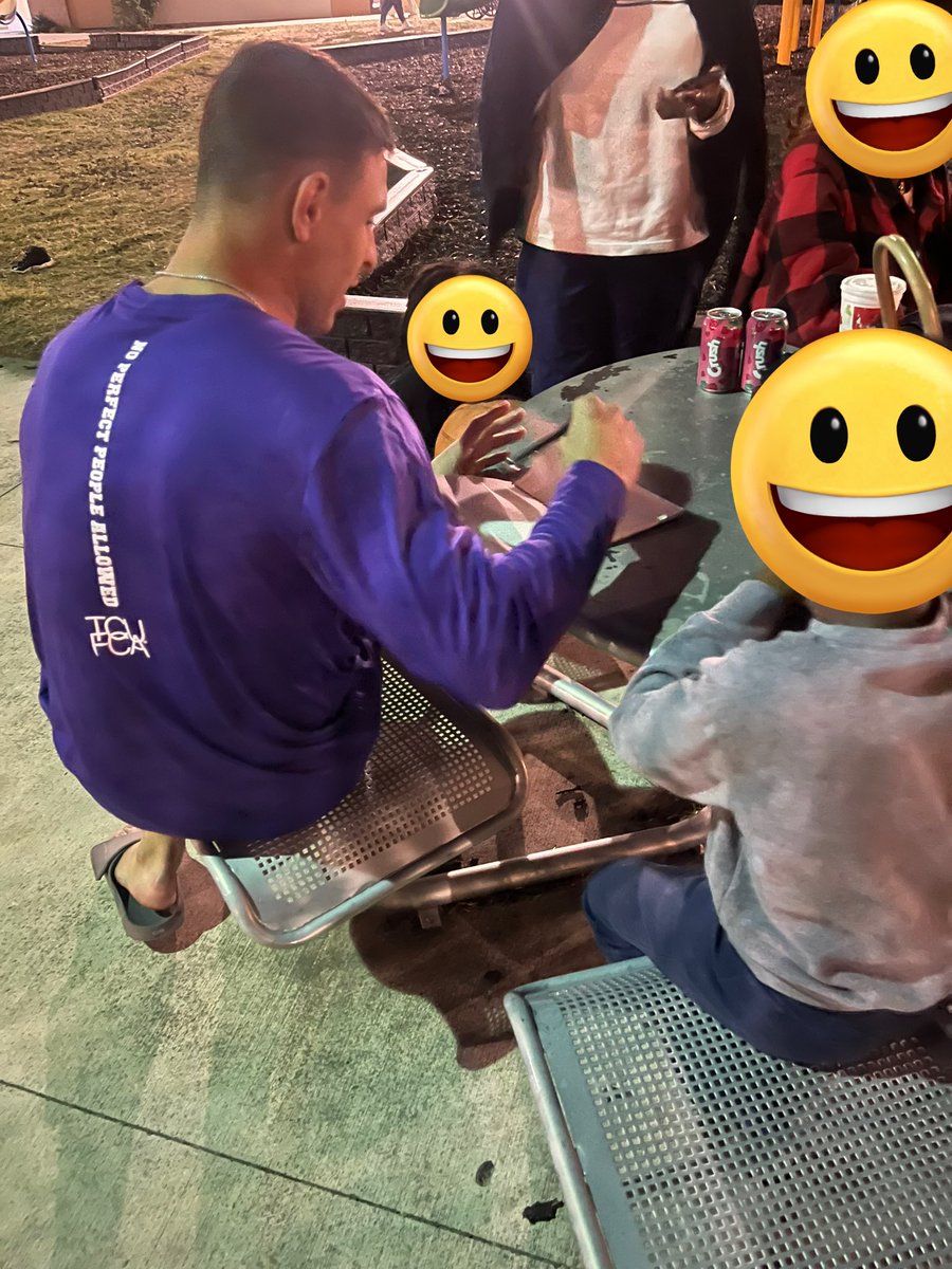 KBConnally's tweet photo. After the @FlyingTClub visit to a local shelter tonight, TCU WR @jackbech7 stayed behind for nearly an hour signing autographs, playing basketball, and taking pictures with the kids. TCU is lucky to have this man representing the university 🐐 https://t.co/9ffsYKNsDp