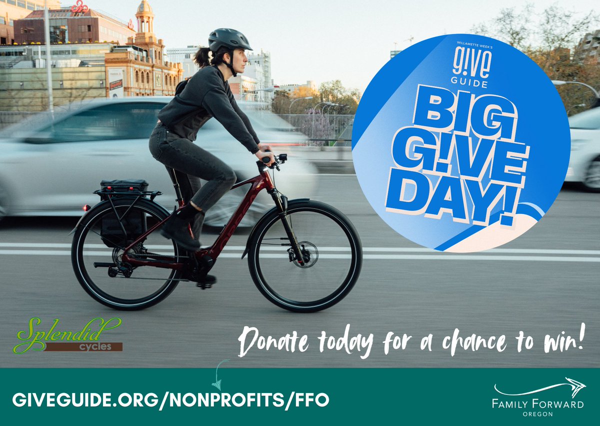 FAFOAction's tweet photo. It’s Big Give Day! 🌟 Donate $10+ today at @GiveGuide and enter to win a 2024 Orbea Kemen 40 e-bike from Splendid Cycles! 🚴 Take the scenic route home in style. https://t.co/BHnc2LYVT3