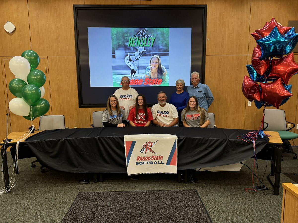 Congratulations <a href="/AleaHensley/">Alea Hensley 2025</a> for signing with <a href="/RSCCAthletics/">Roane State Athletics</a>! We are so proud of you!!
