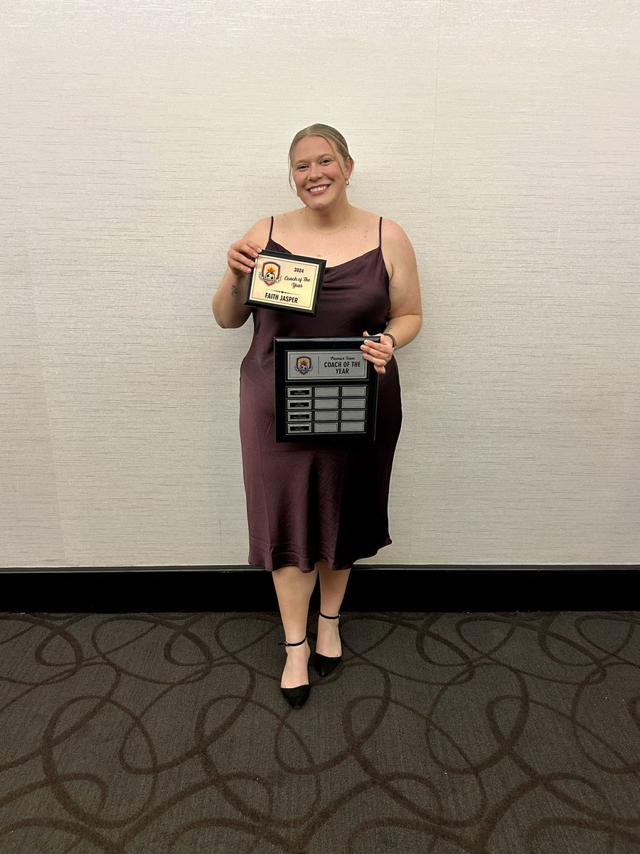 FaithJasper4's tweet photo. honoured to recieve coach of the year 2024 this weekend. This coaching journey is one that can be lonely, ruthless, but so rewarding and has led me to so many amazing paths to which I couldn’t have navigated without those who continually support me, thank you - SO much. https://t.co/HvINp6iiSy