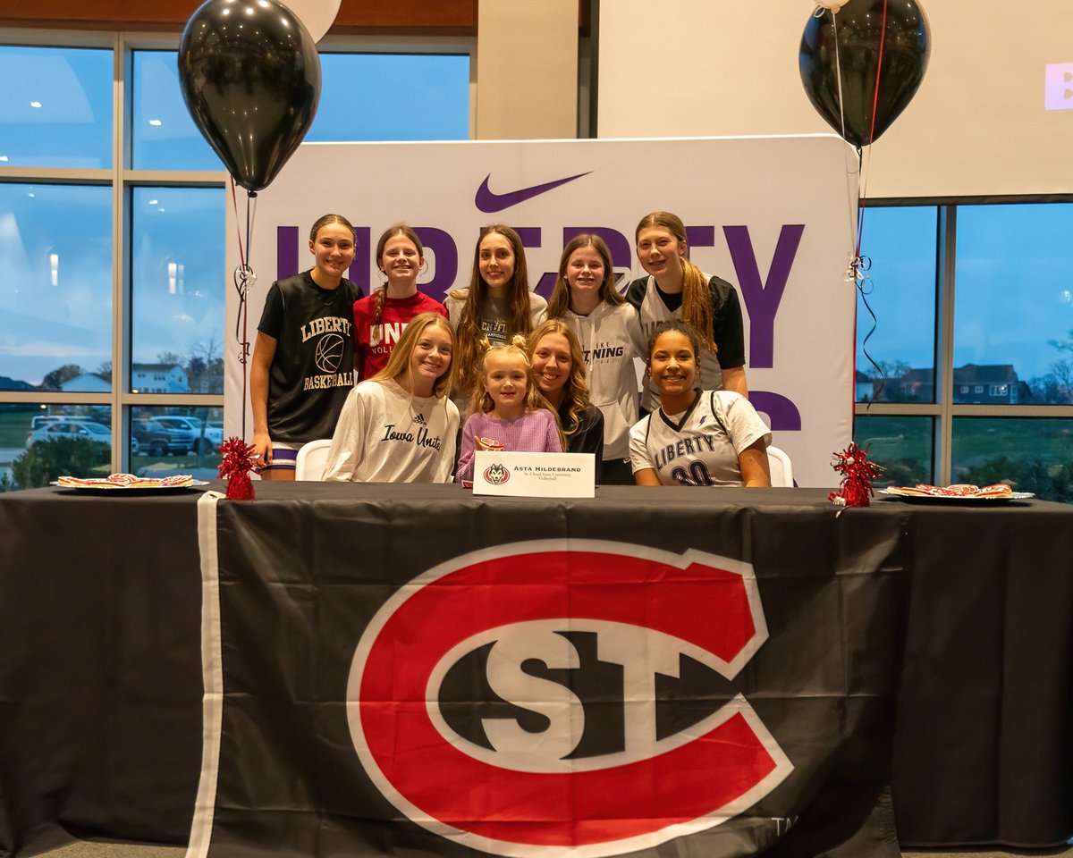 Liberty High School Volleyball (@liberty_vb) on Twitter photo She’s official! Congratulations to Senior Setter <a href="/asta_hildebrand/">Asta Hildebrand</a> who signed her NLI today to attend St. Cloud State University next year. We can’t wait to see what your very bright future holds Asta!⚡️🏐 🐾 She’s official! Congratulations to Senior Setter <a href="/asta_hildebrand/">Asta Hildebrand</a> who signed her NLI today to attend St. Cloud State University next year. We can’t wait to see what your very bright future holds Asta!⚡️🏐 🐾