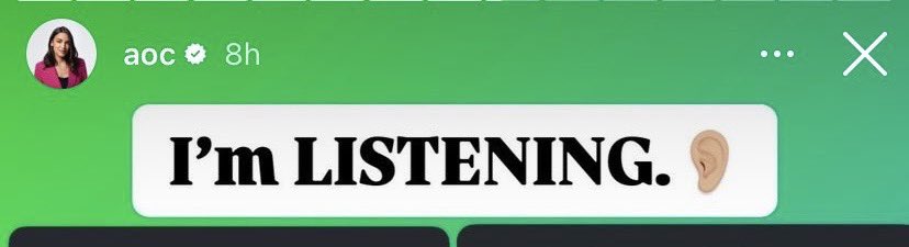 shacksquad's tweet photo. Thank you @AOC 👂 🙏 fave track? https://t.co/O4yrZO4uKa