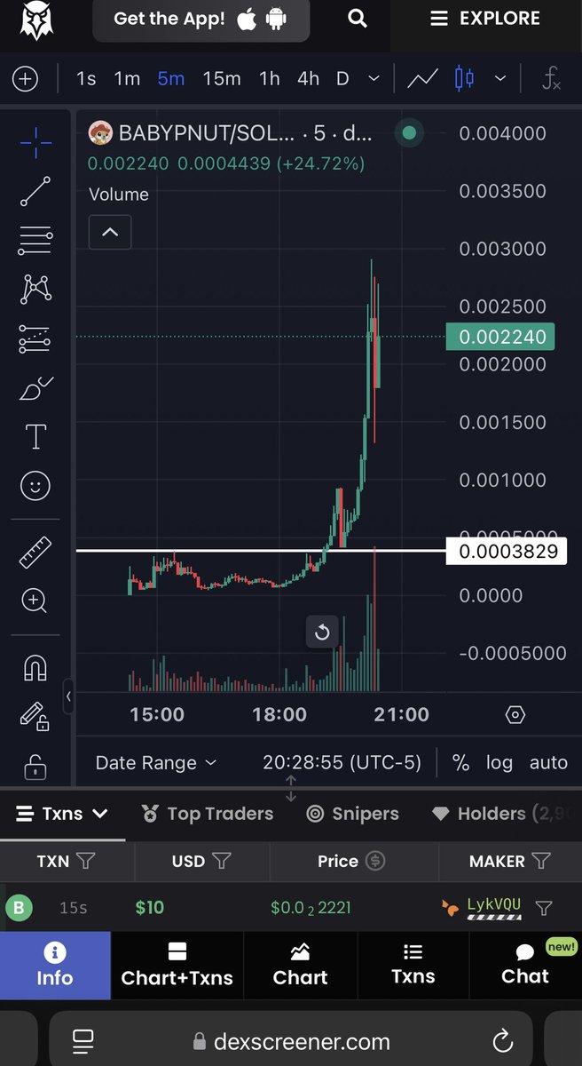 BigCryptoT's tweet image. #babypnut is moving hard! 

Contract: z9ysNwXCYrh4xXRyQG9ujWqxNrdcChoicoJA9ebd7iF