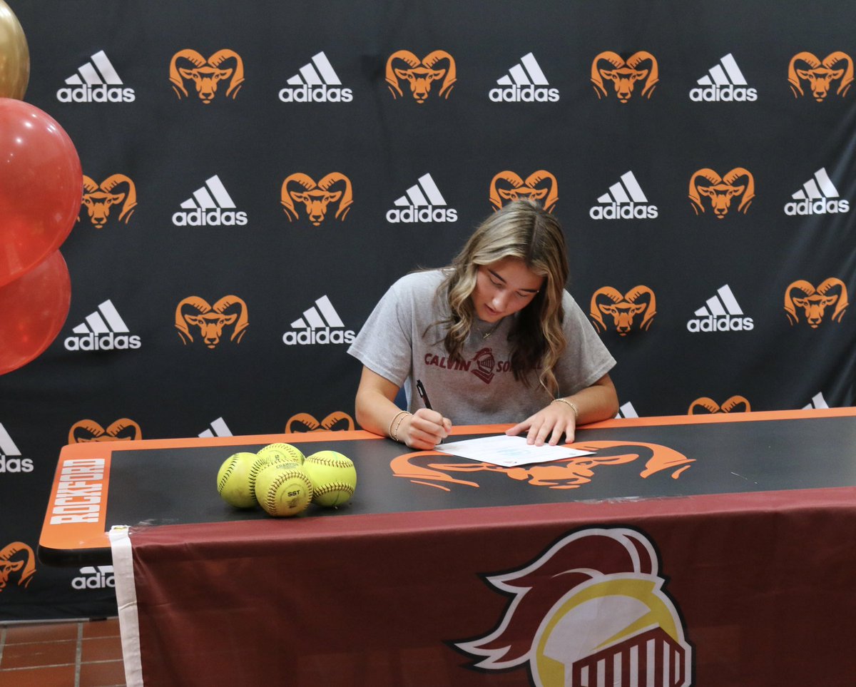 mya_shanahan's tweet photo. National Signing Day! @CalvinSoftball @beckyhilgert @michal_huizenga @RockfordAD @coachmzill @finesse07zill https://t.co/PnJvRCSO3D