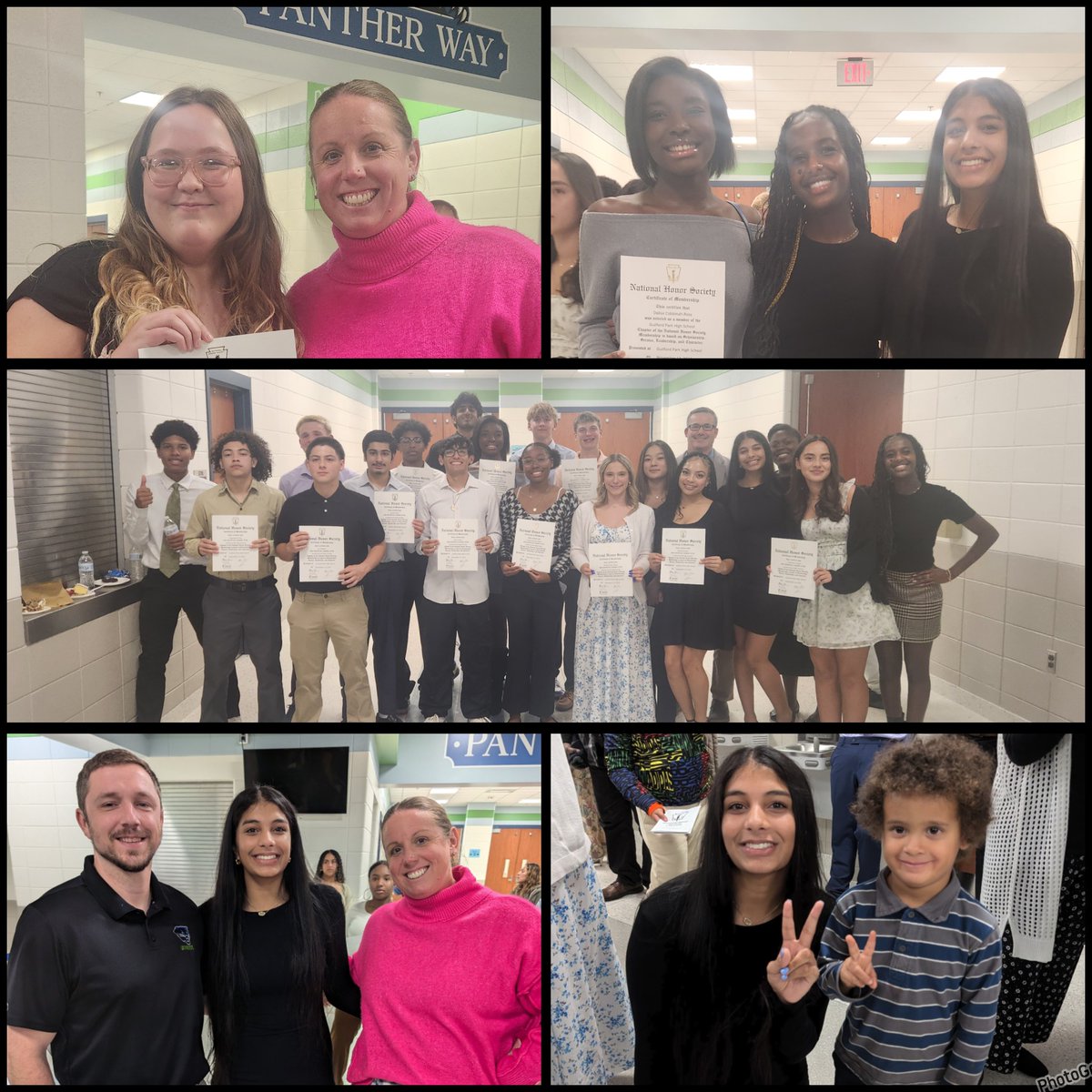 Proud coach tonight!! NHS induction!