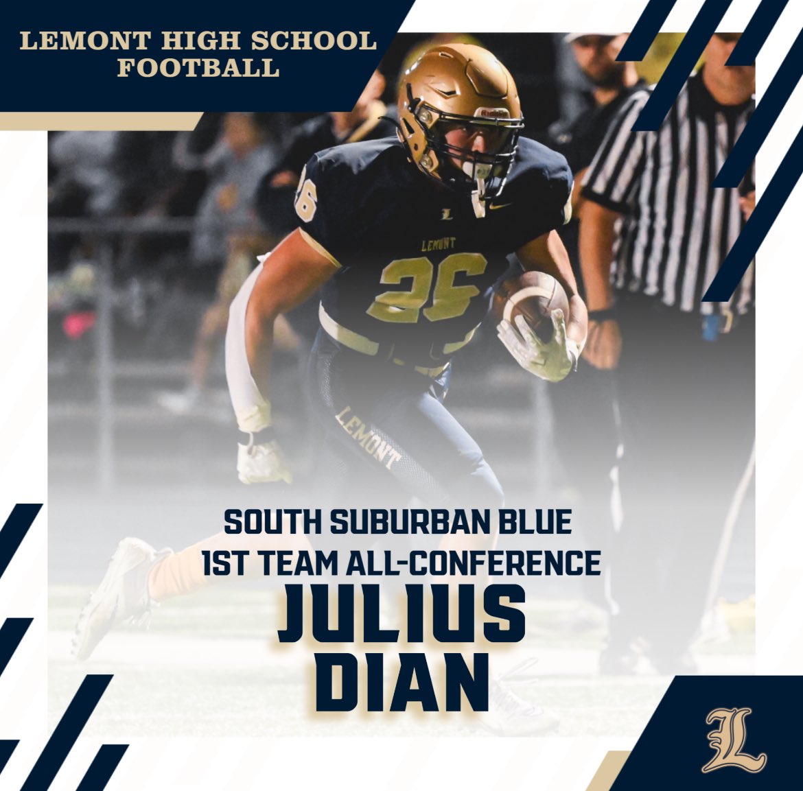 - James LoGiurato (Senior DB)
- Jackson Dybcio (Junior LB)
- Jake Sulzberger (Senior OL)
- Julius Dian (Senior RB)