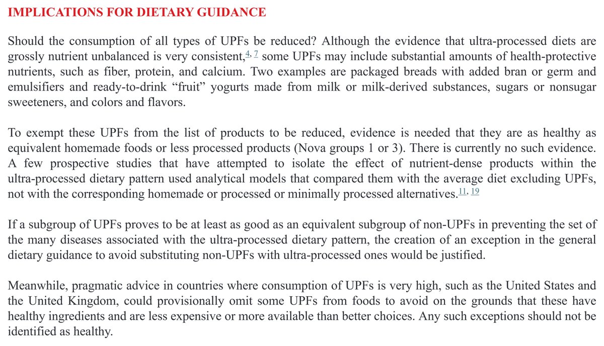 How should dietary guidance on reducing UPF consumption adapt to the reality that some UPFs contain beneficial nutrients like fiber, protein, and calcium—especially in countries where UPFs dominate and non-UPFs are costly? Our new JAHA paper explores this: ahajournals.org/doi/epub/10.11…