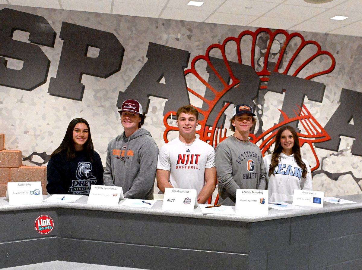 Oceanathletics's tweet image. Congratulations to OTHS college commits: Alex Foley-Girls Soccer-Drew,
Tommy Kowaliwskyj-Baseball-Susquehanna, Ben Robinson-Baseball-NJIT,
Connor Tongring-Baseball-Gettysburg, Jillian Scotto-Softball-Kean
#spartanlegacy
#spartanpride 
#oceanproud