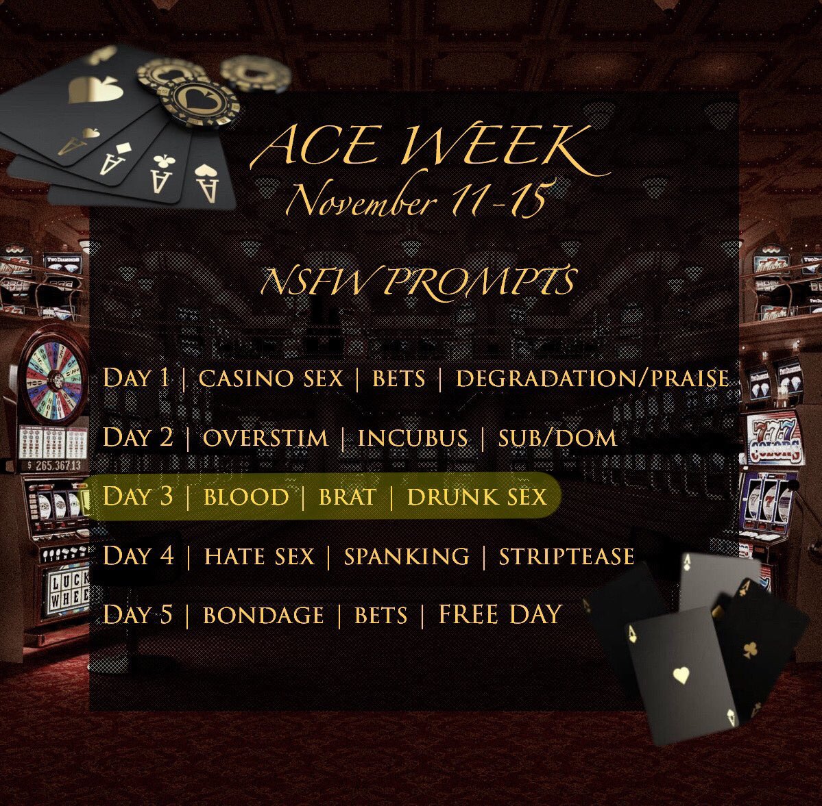 ♤《 ACE WEEK DAY THREE 》♤

#acebsd #ace #bsd #acebsdweek
