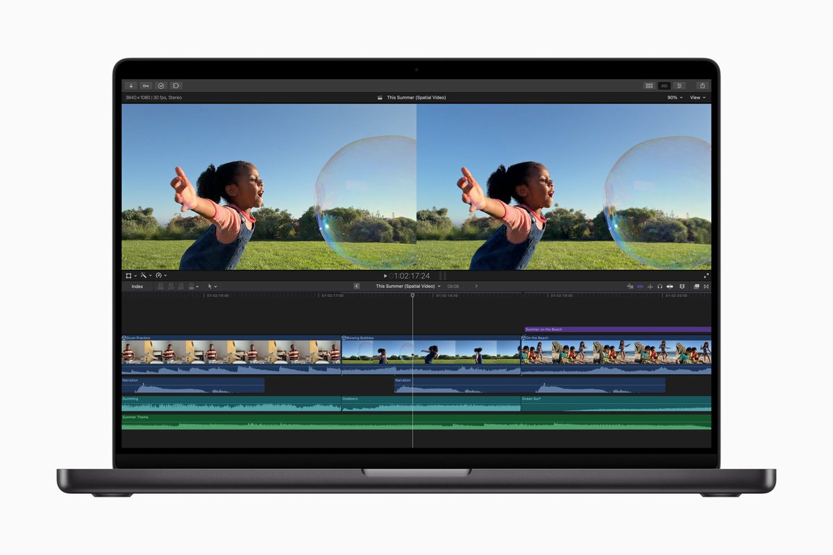 Hardwire_news's tweet image. Apple releases Final Cut Pro 11! 🎬

👉Magnetic Mask
👉Transcribe to Captions
👉Spatial Video Editing

Have you tested it out yet? 👀

#FinalCutPro11 #Applenews