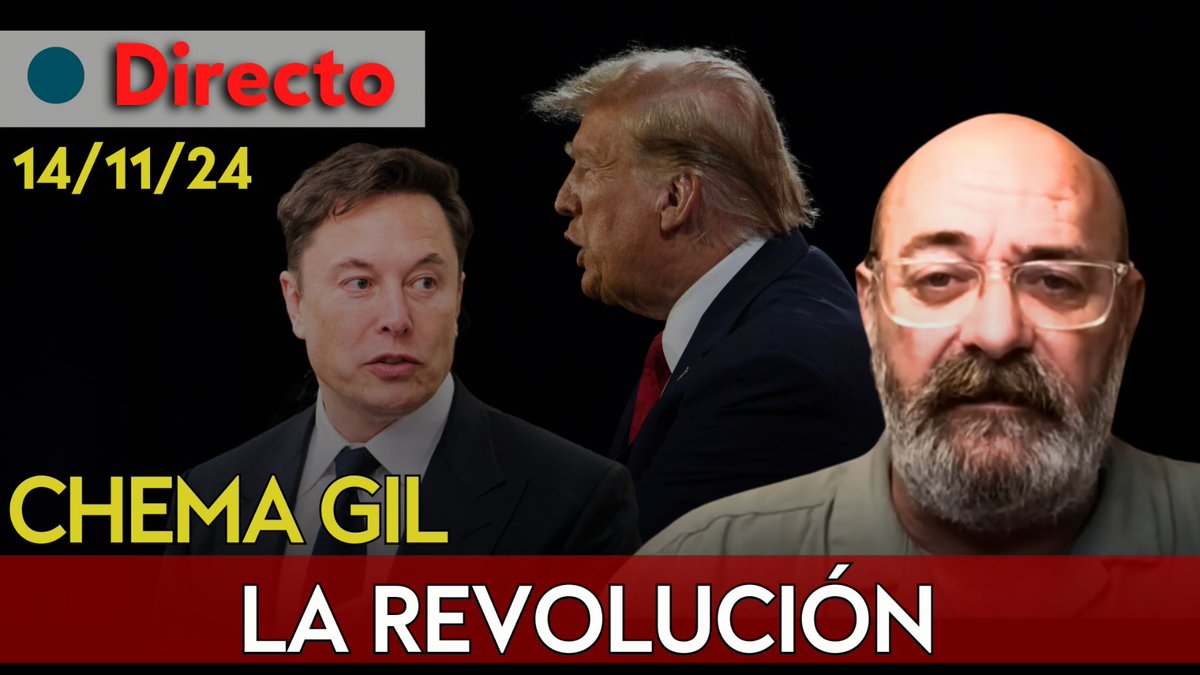 negocios_tv's tweet photo. A las 08:45H (CET) dará comienzo en Negocios TV:   

DIRECTO | @ChemaDireccion: LA REVOLUCIÓN DE TRUMP Y ELON MUSK, LA ADVERTENCIA DE RUSIA Y EL ATAQUE DE IRÁN

https://t.co/xMkE6PGRjH

#directo #chemagil #donaldtrump #elonmusk #eeuu #whitehouse #casablanca #rusia #iran #ataques #orientemedio #vizner #negociostv #endirecto