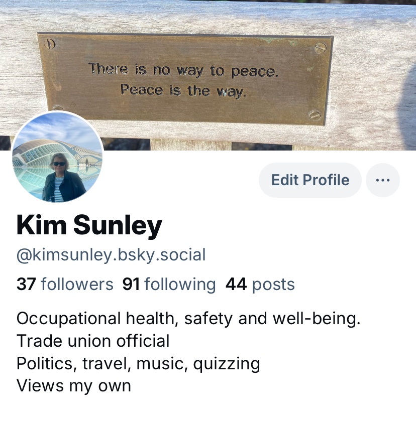 Kim Sunley 🧡 (@kimsunley) on Twitter photo If you like me are weaning yourself of this cesspit come and join Bluesky
It’s growing every day.
@kimsunly@bsky.social If you like me are weaning yourself of this cesspit come and join Bluesky
It’s growing every day.
@kimsunly@bsky.social