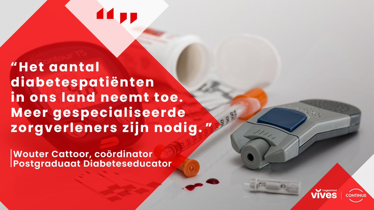 Het aantal diabetespatiënten neemt snel toe.  De chronische ziekte treft 1 op de 14 Belgen. Bij oudere leeftijdscategorieën zelfs 1 op 5. 
Meer gespecialiseerde zorgverleners zowel in de eerstelijnszorg, in ziekenhuizen, revalidatie- én de woonzorgcentra zijn nodig.