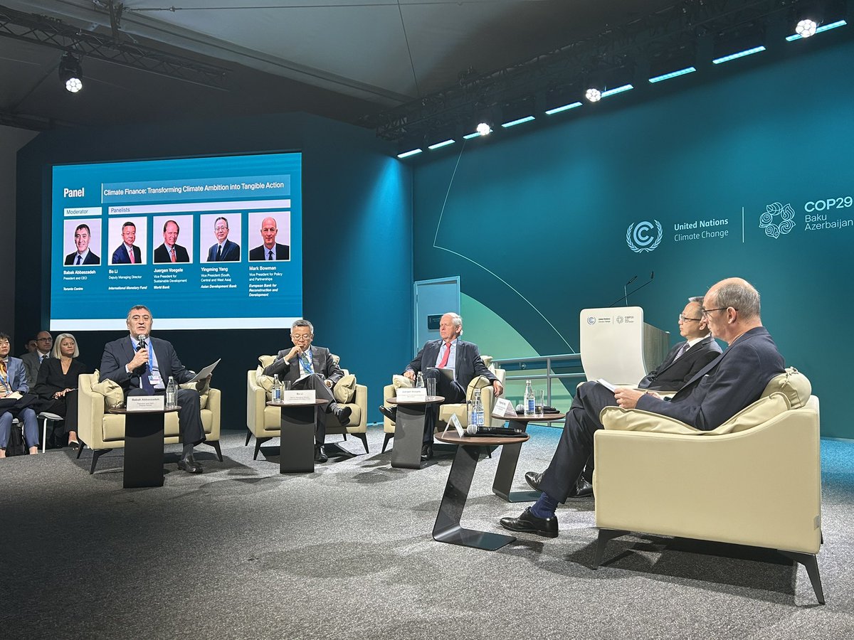 Rolande Pryce (@rscpryce) on Twitter photo Happening now: Climate Finance: Transforming Climate Ambition into Tangible Action <a href="/COP29_AZ/">COP29 Azerbaijan</a> Happening now: Climate Finance: Transforming Climate Ambition into Tangible Action <a href="/COP29_AZ/">COP29 Azerbaijan</a>