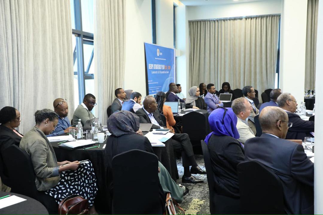SomaliainKenya's tweet photo. #Somalia Amb @Ijabril, joined HESPI in unveiling their Strategic Plan for 5 years! #HESPI has steadfastly served as a beacon of knowledge, policy guidance &hope in the Horn of #Africa for years. Encourage them to remain focused on the core values that have guided this institution https://t.co/krt2Uq5r7D
