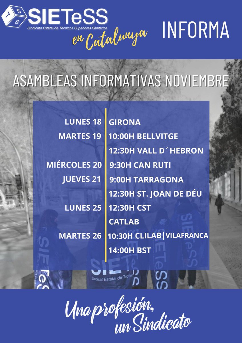 #sintssnohaydiagnostico
#gradouniversitarioya
#contsshaydiagnosticoytratamiento 
<a href="/salutcat/">Salut</a> 
@icscatalunya