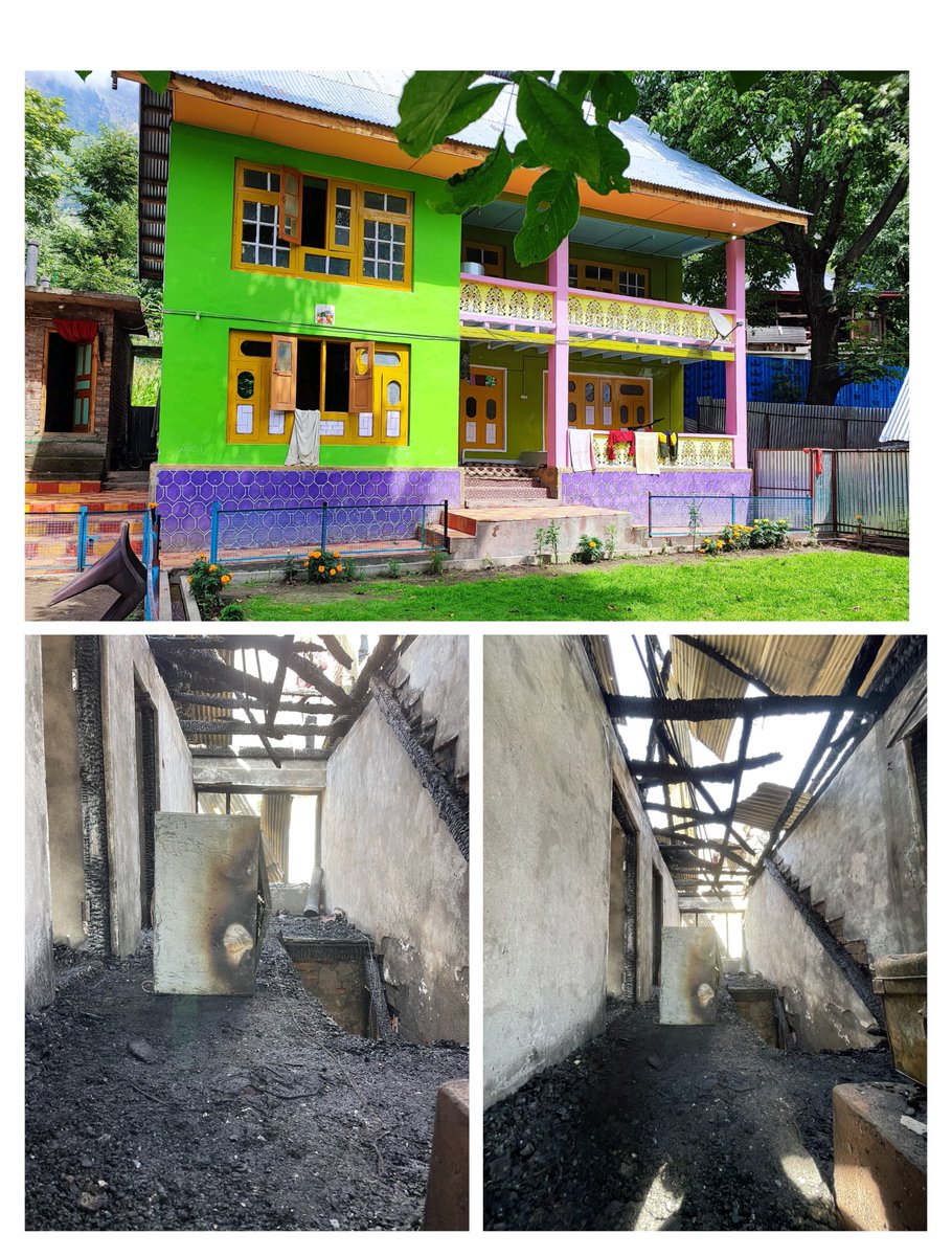 GanderbalPress1's tweet photo. Our journalist brother @sheikhanees121 house burnt 10 months ago, yet no compensation received! Despite submitting documents, the delay has caused immense hardship, We request your intervention to expedite the process. @manojsinha_ @OmarAbdullah @Shyambir_IAS @RuhullahMehdi https://t.co/yA8GwcO69N