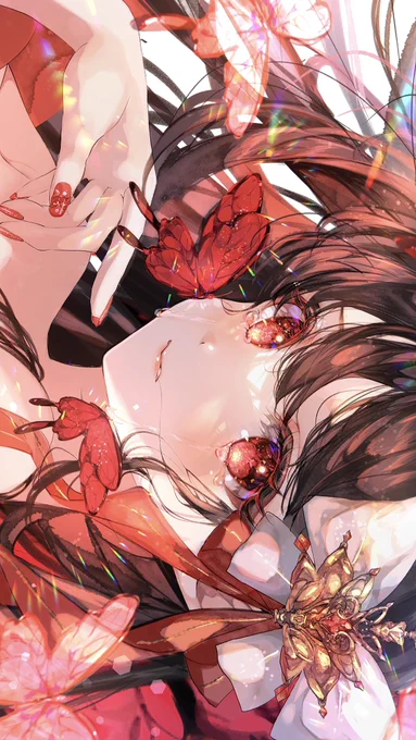 #絵柄が好きって人にフォローされたい泣き顔蝶々シリーズ、どの子が好き 
