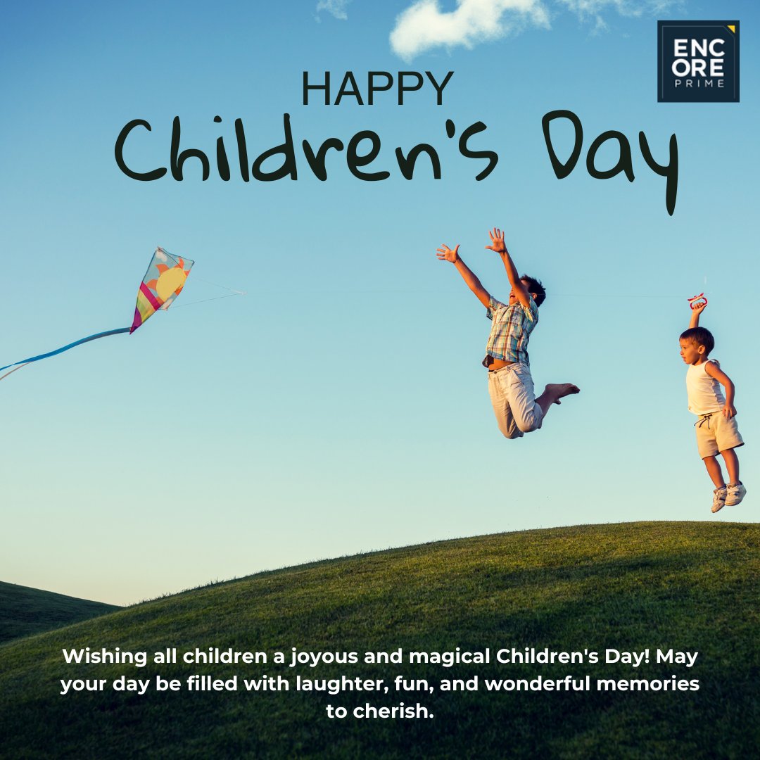 ✨ Happy Children's Day! ✨

Today, we celebrate the joy, laughter, and innocence that children bring into our lives. 💫 May every child’s day be filled with boundless happiness, endless fun, and memories that last a lifetime.