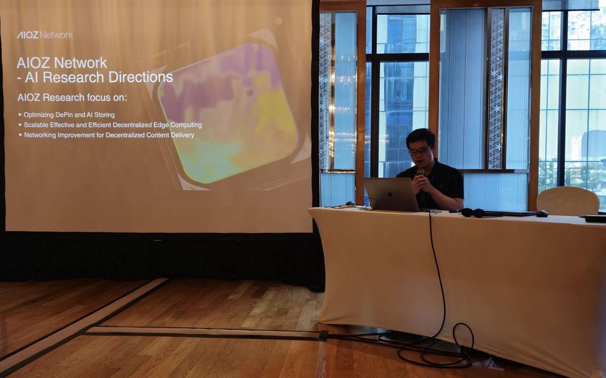 AIOZNetwork's tweet photo. Thank you, @Innovion1, for hosting us during the #SuperintelligenceSummit!
The event was incredibly inspiring, and our panel provided a fantastic platform to highlight AIOZNetwork's groundbreaking advancements and the innovative efforts of our AI Research team.
For the first time, our CEO, @ErmanTjiputra, and the @AIOZNetwork team unveiled W3AI, showcasing its remarkable features, immense market potential, and the transformative DePIN AI Ecosystem.
Follow us to be part of the journey into the future of decentralized AI!
$AIOZ