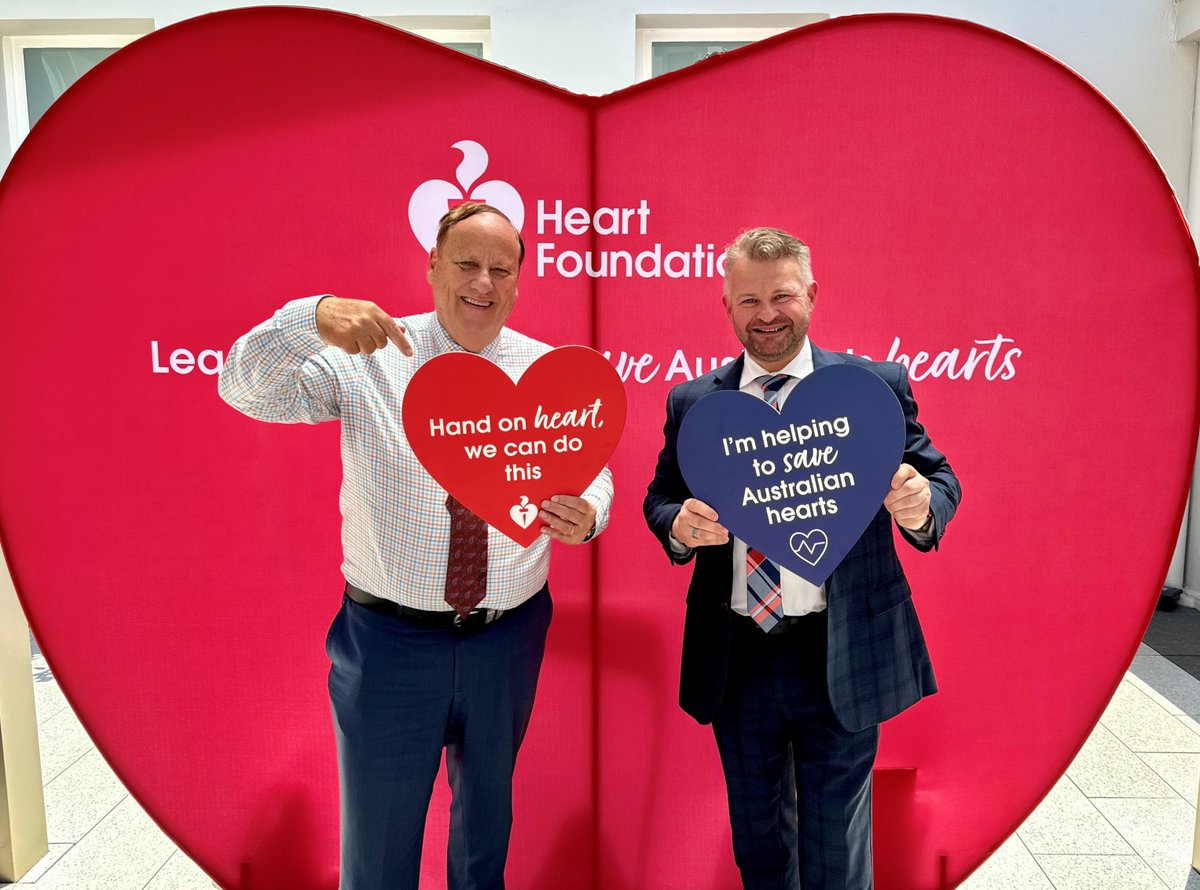 heartfoundation's tweet photo. Making strides for heart health in WA! ❤️ Yesterday, we met with WA’s MPs &amp; staff to spark vital talks on heart health &amp; the role they play in making heart disease history. This event marked a key step in our mission to raise awareness, educate on prevention &amp; inspire action! 🩺 https://t.co/KXmxajJkOQ
