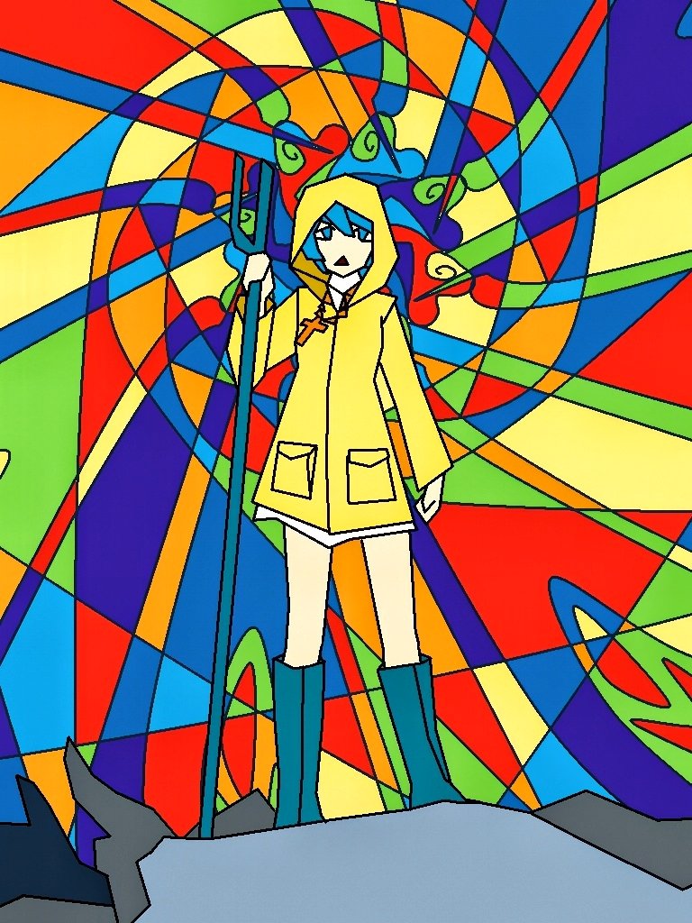 FSU2019's tweet photo. I tried to design a colored glass painting with Luce as the theme
我参考别人的画并尝试设计了以Luce为主题的玻璃彩画 https://t.co/n6xSnUuyyq