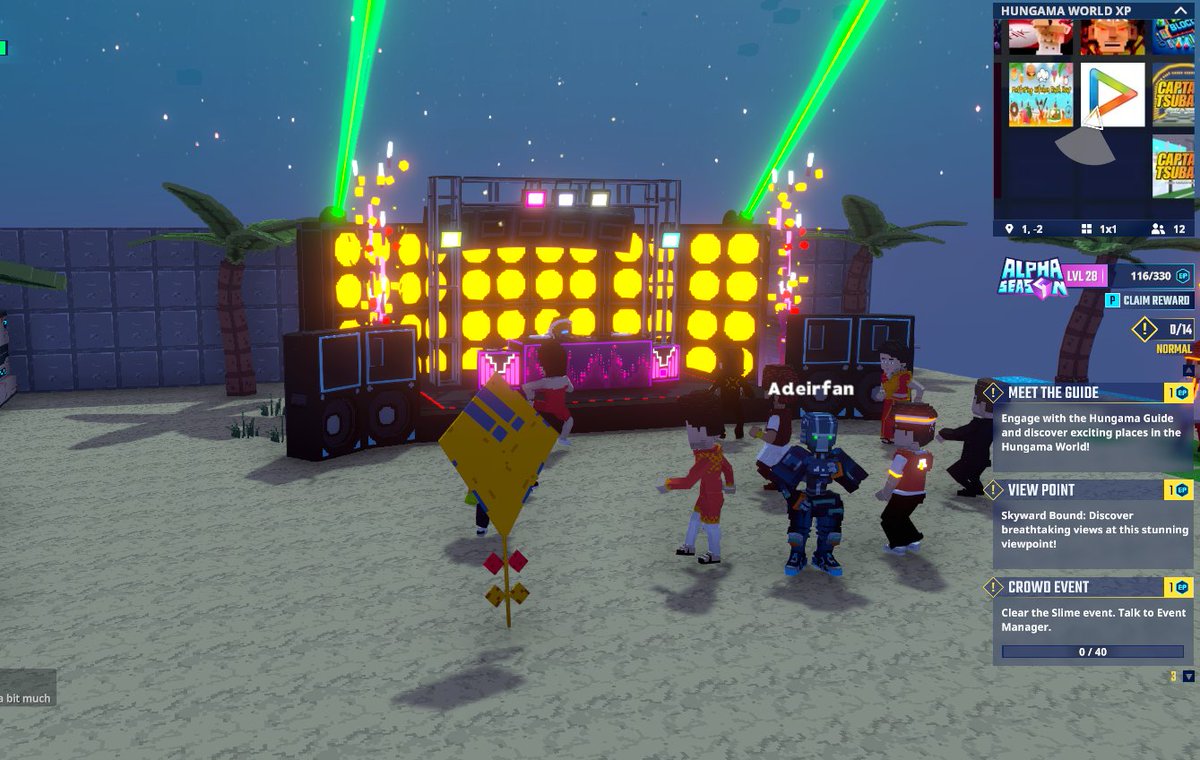 Catching some sun 🌞 in the Hungama experience in <a href="/TheSandboxGame/">The Sandbox</a>. Come party! 🎉 <a href="/Bollyhungama/">BollyHungama</a> register-landings.sandbox.game/alphaseason4-s… #TheSandbox #AlphaSeason4 #AS4SocialChallenge
