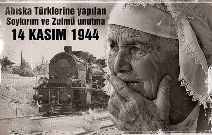 bolatomer05's tweet image. Ruhumuzda acılar o kadar çok ki saysak.UNUTMA!! UNUTTURMA !! EY TÜRK EVLADİ
Stalin tarafından 79 yıl önce bugün öz yurtlarından sürgün edilen ve sürgünde hayatını kaybeden #AhıskaTürklerini rahmetle anıyoruz. Ruhları şâd olsun.
#Ahıska
#AhıskaSürgünü
#AhıskaTürkleri
#14Kasım1944