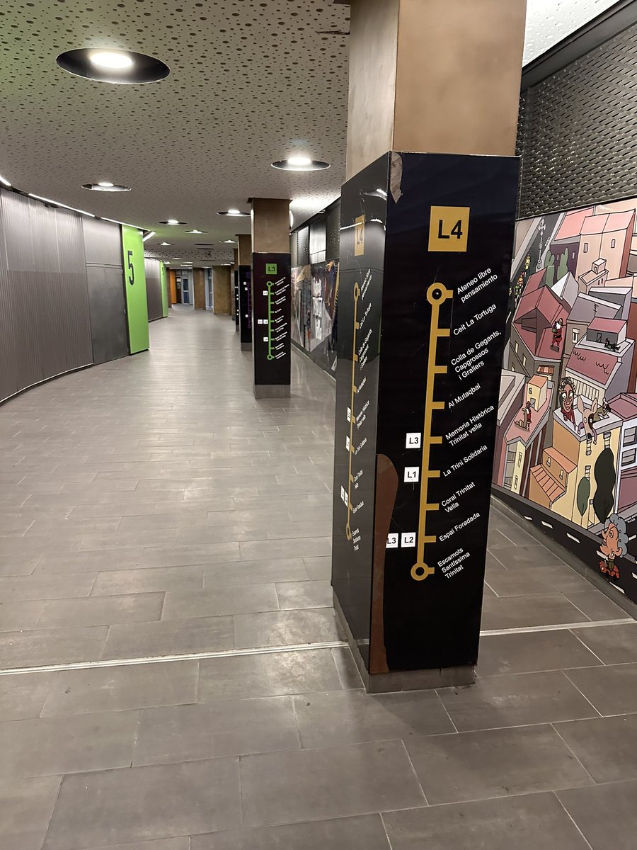 thanent's tweet image. Parece que arrancaron este cartel de una línea que hay en el Passadís de la Trinitat porque tenía la bandera LGTB @jaumecollboni @Bcn_NouBarris @bcn_ajuntament @barcelona_010