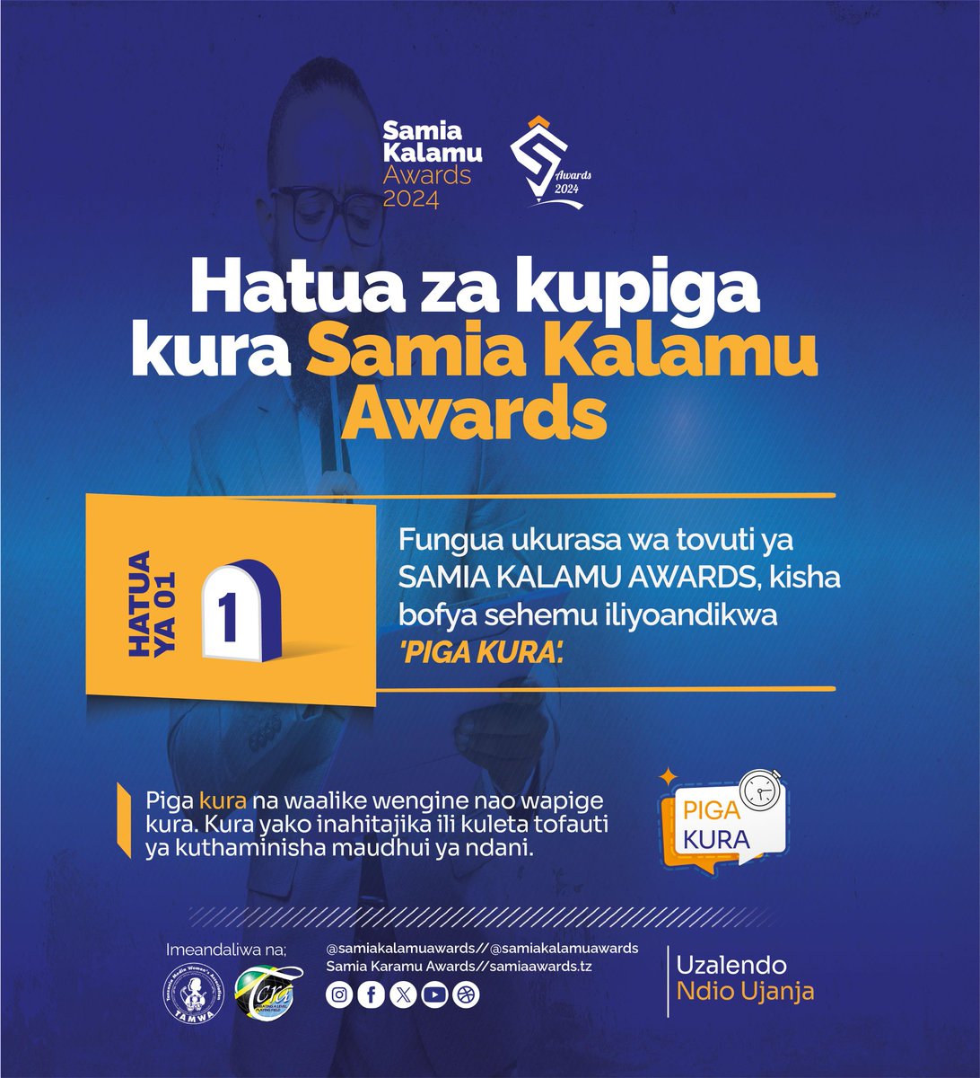 TAMWA_'s tweet photo. #SamiaKalamuAwards2024
#UzalendoNdioUjanja #promotinglocalcontent https://t.co/F4RYPCdCuI