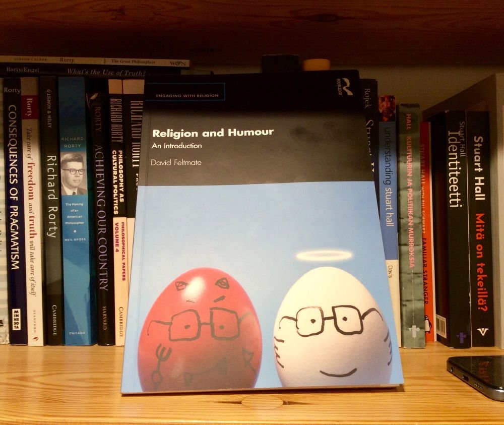 It is telling that "other disciplines" section contains far more interesting, inspiring, and plausible approaches to religion and humour than "comparative religion" and "theological" ones. The book itself is a useful overview of approaches to religion and humour.