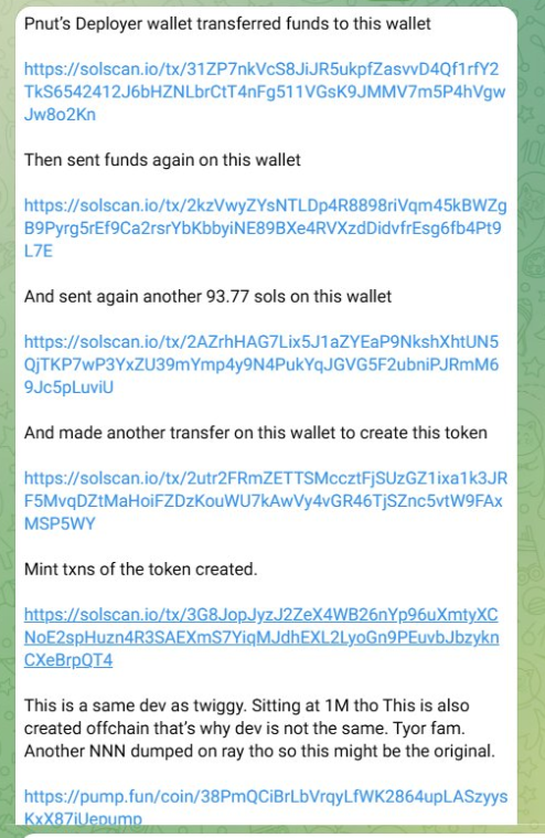 laanh9x's tweet photo. $NNN strong Floor on $100k mcap, Bullish Narrative From $PNUT Dev and $TWIGGY https://t.co/y8iLJ6jAyg