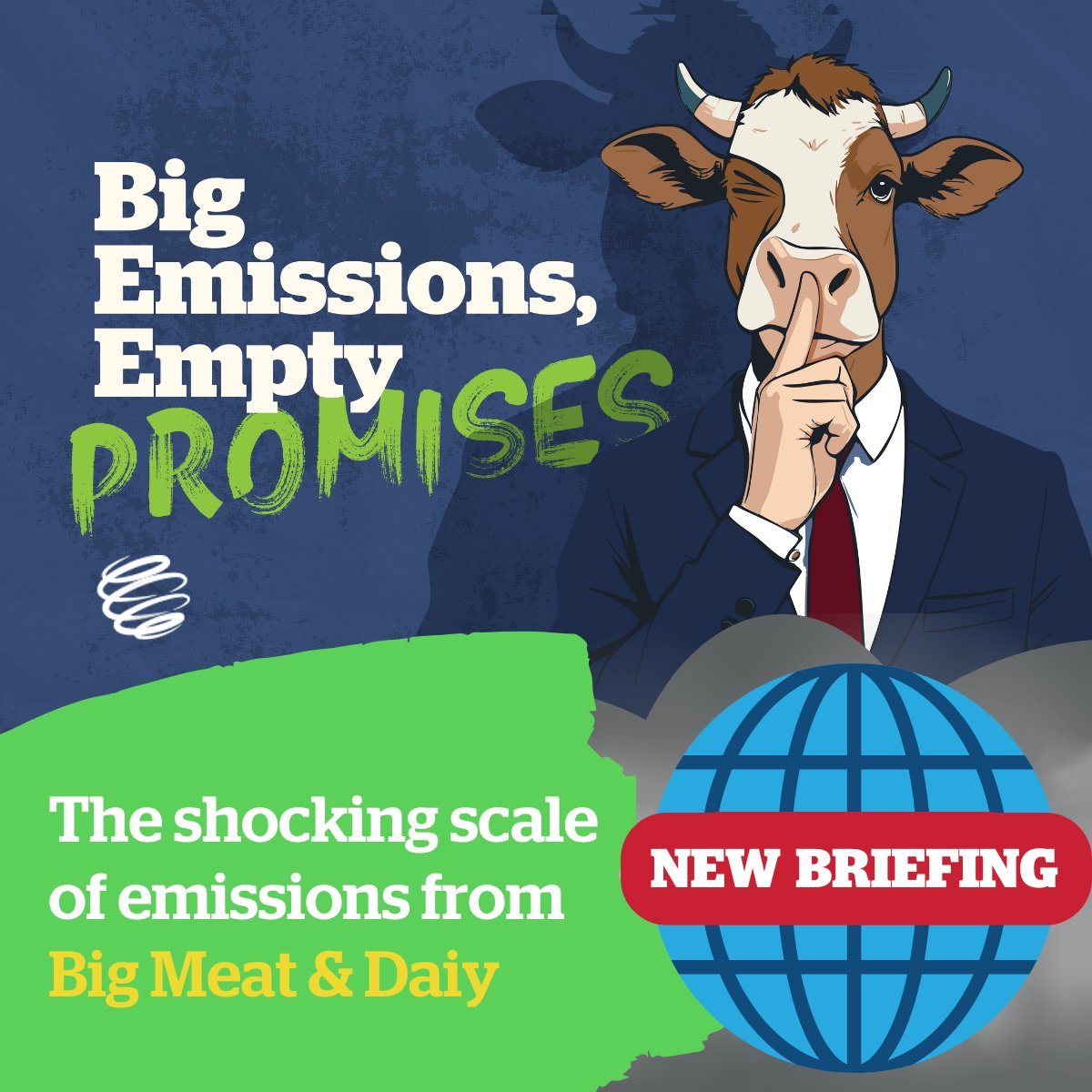 Rob_Percival_'s tweet image. Yes, Big Meat is out in force at COP29, eager to spin the science, protect their profits, and entrench their morally bankrupt and ecologically harmful production paradigm.

This new report from @ChangingMarkets exposes their influence over climate policy👇
changingmarkets.org/report/big-emi…