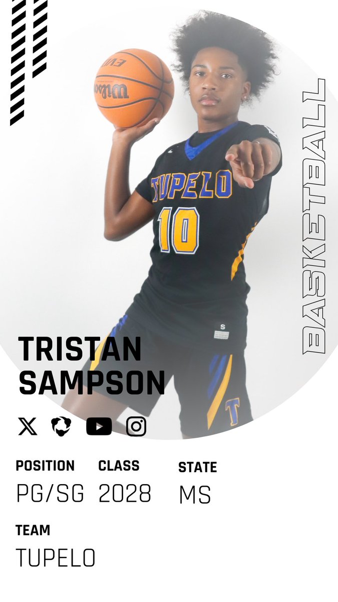 NXT 1 (@nxt1sports) on Twitter photo Welcome to NXT 1. 🔥
<a href="/tristan2sampson/">Tristan Sampson</a> (PG/SG) C/O 2028
Rising baller in the making. ⭐️
Check out his NXT 1 Prospect profile link!
app.nxt1sports.com/prospect-profi… Welcome to NXT 1. 🔥
<a href="/tristan2sampson/">Tristan Sampson</a> (PG/SG) C/O 2028
Rising baller in the making. ⭐️
Check out his NXT 1 Prospect profile link!
app.nxt1sports.com/prospect-profi…